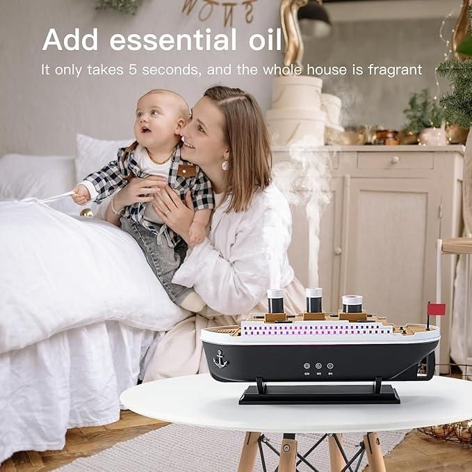 Boat Aroma Diffuser – Sail into Serenity 🚤🌸