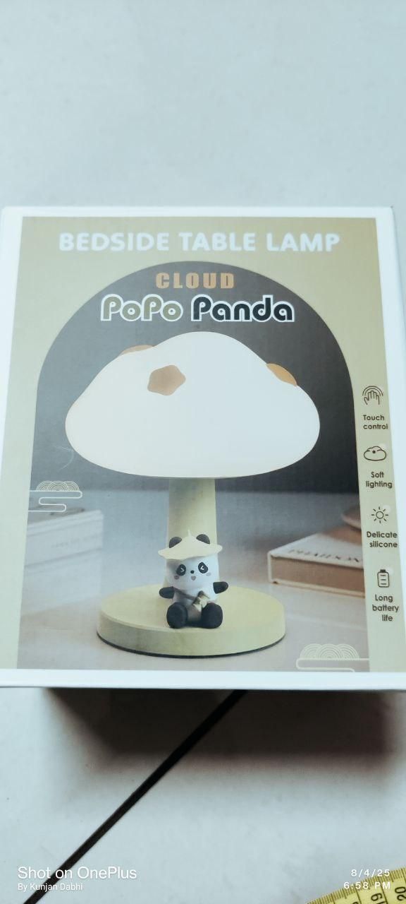 Cute Silicone Panda Night Light for Kids