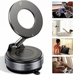 Vacuum Suction Magnetic Bracket | Compact & Hands-Free Mobile Phone Holder