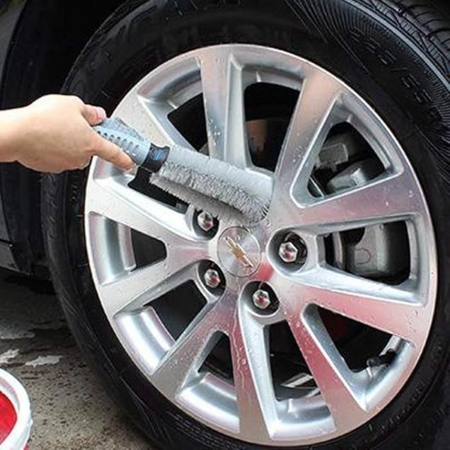Car Tire Cleaning Brush – Heavy-Duty Wheel & Rim Scrubber