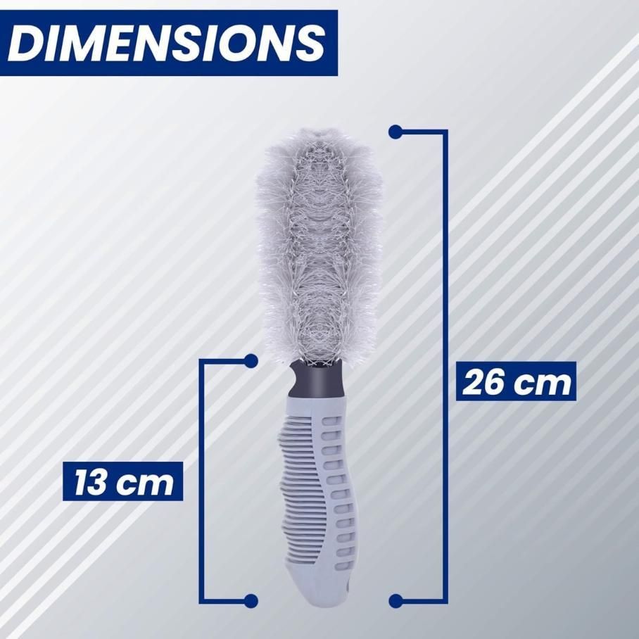 Car Tire Cleaning Brush – Heavy-Duty Wheel & Rim Scrubber