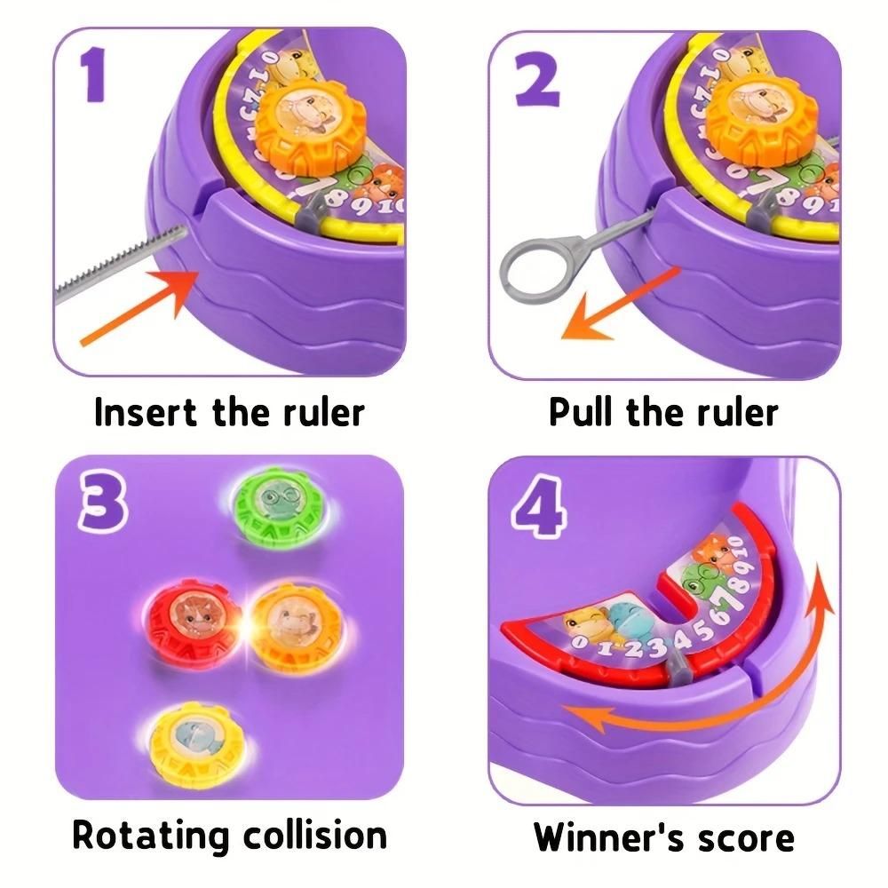 Dino Battle Gyro Spinning Toys & Board Games for Kids