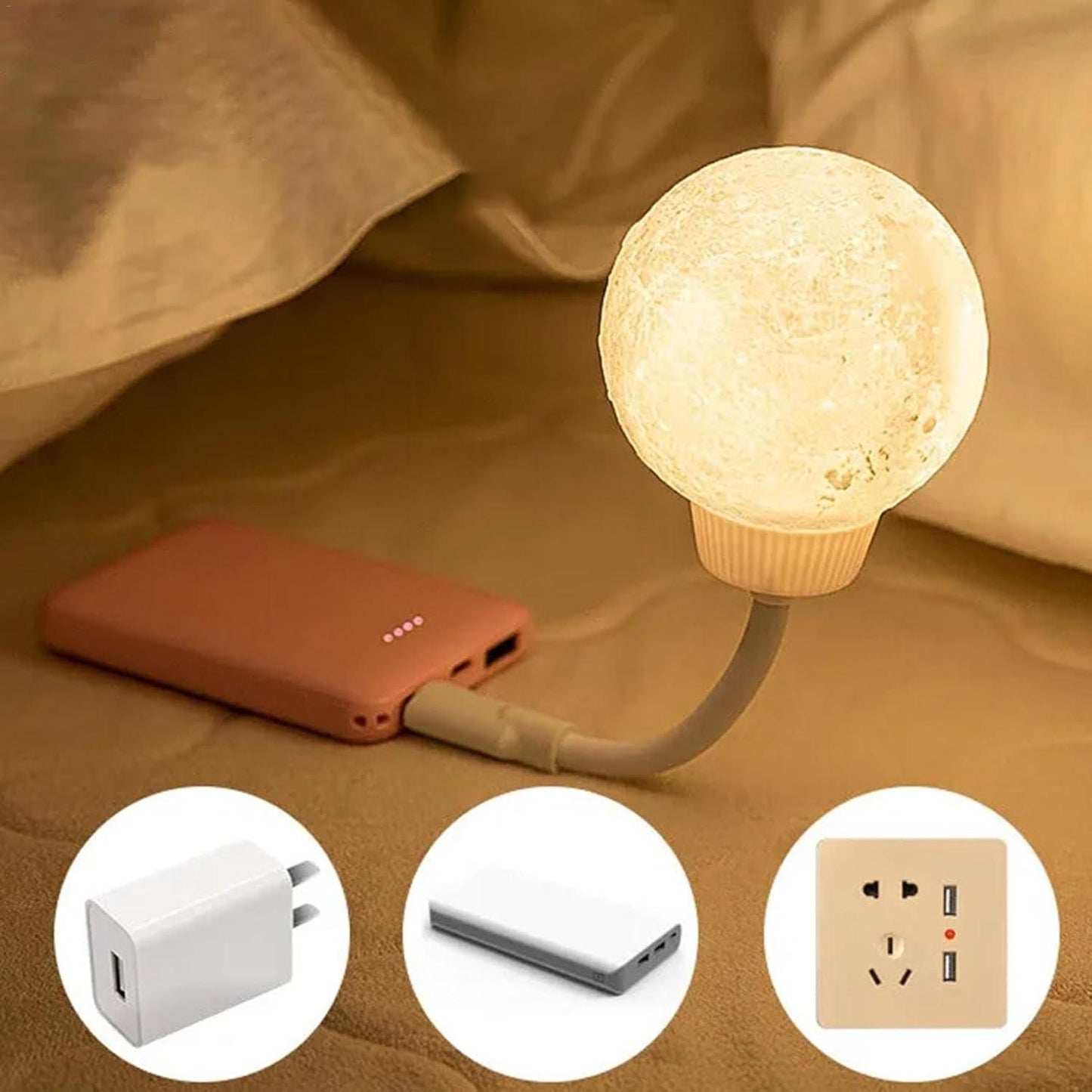 Moon LED Night Light – Bring the Magic of the Moon Indoors 🌙✨