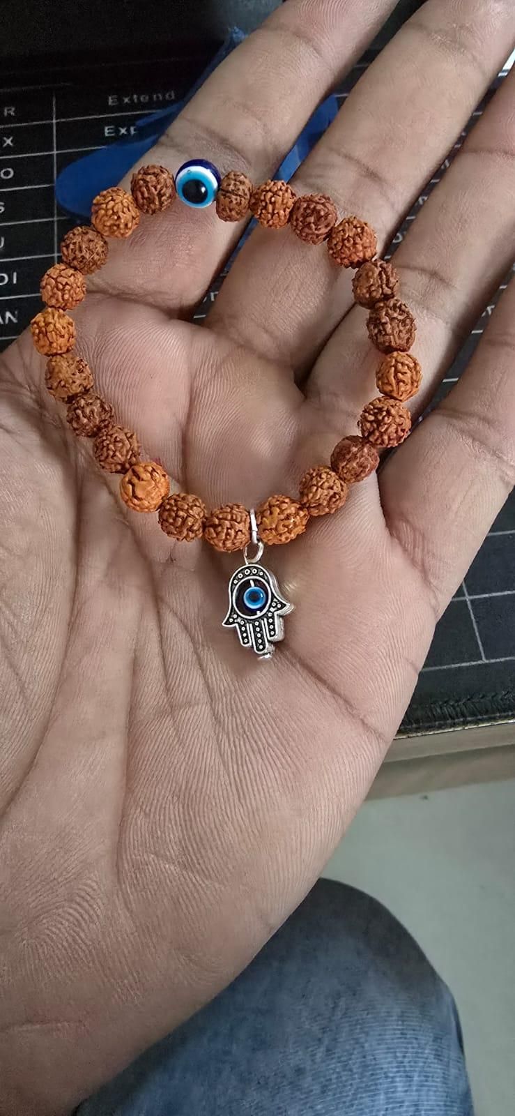 Spiritual Eye Bohemian Rudraksha Beads Bracelet – Pack of 2