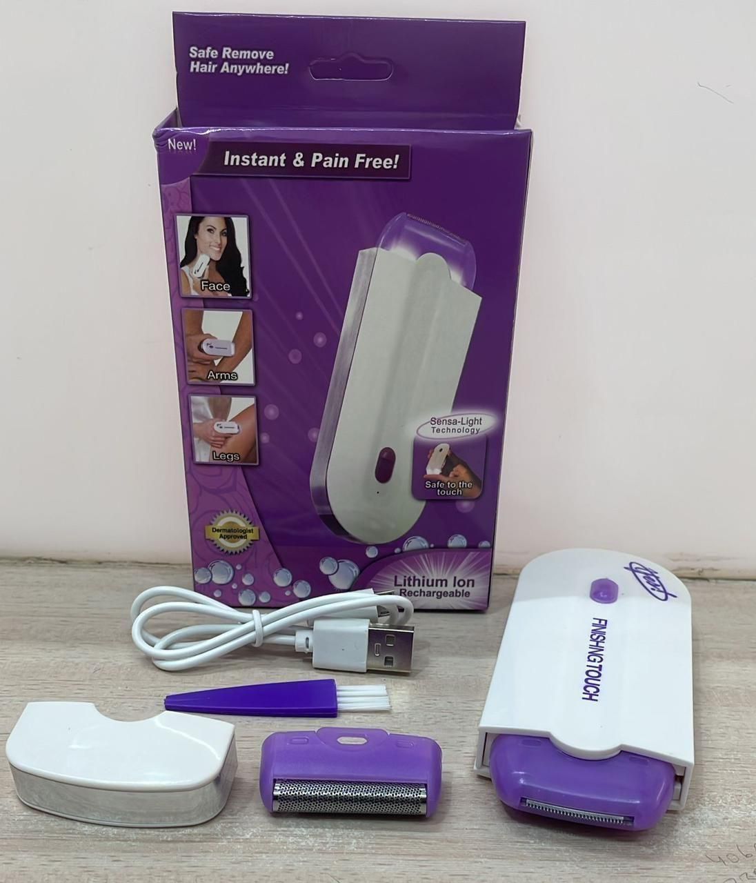 Rechargeable Instant Painless Facial & Body Hair Remover Trimmer Shaver