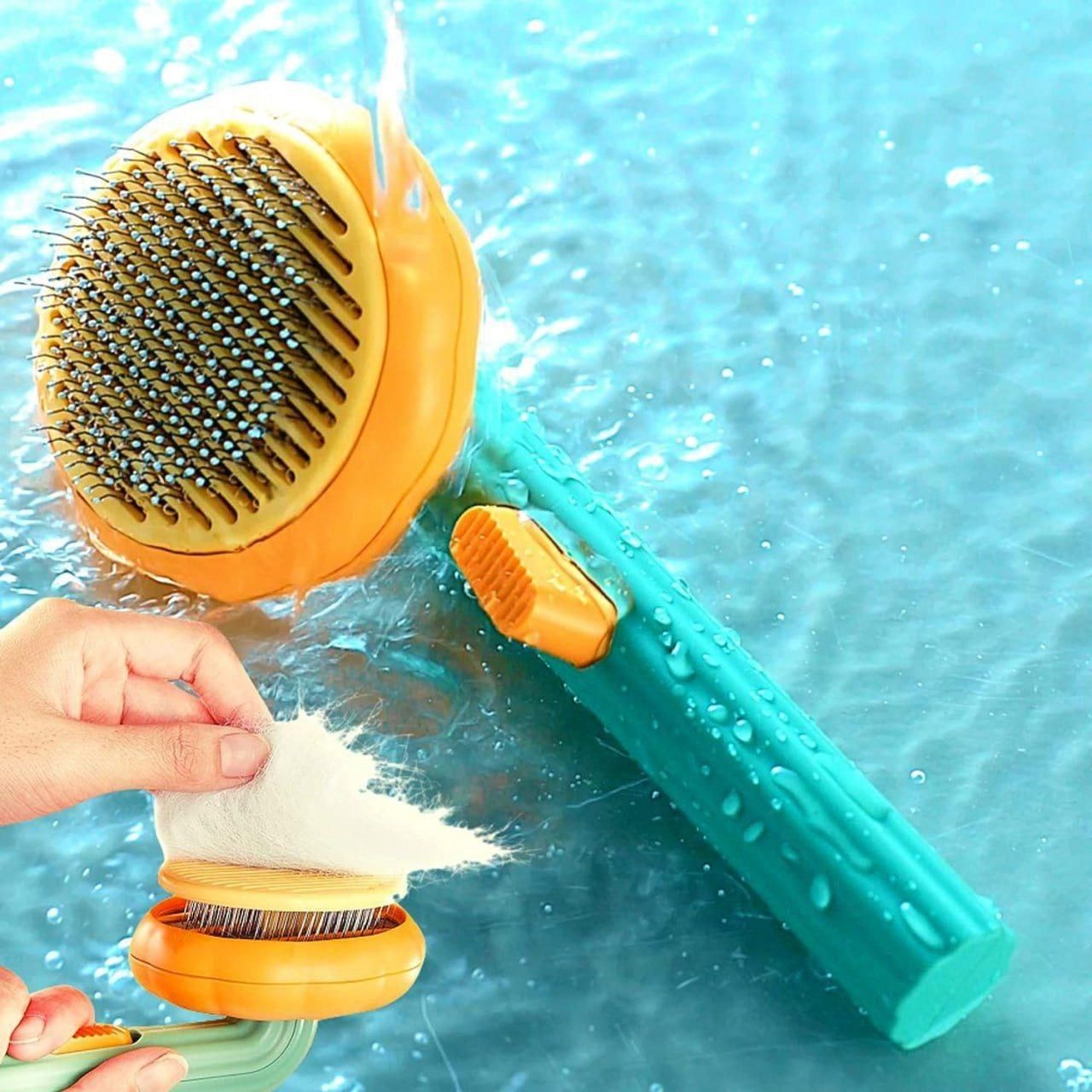 Self-Cleaning Dog & Cat Comb – Gentle Grooming Made Easy 🐾