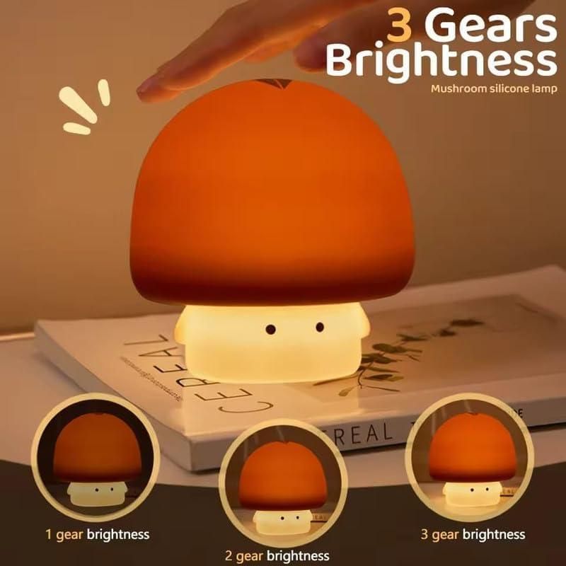 Enchanted Mushroom Silicone Night Light