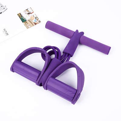 Yoga Pedal Puller Resistance Band - 4 Rope Fitness Equipment for Home Workout