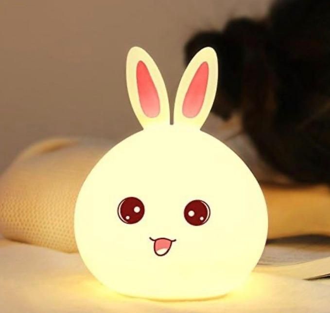 USB Rechargeable LED Night Light - 7 Color Touch Control