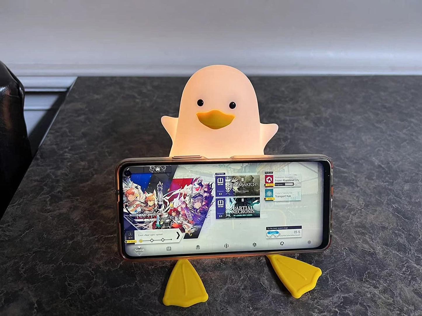 Duck Night Light Lamp - Touch Activated Bedside Light