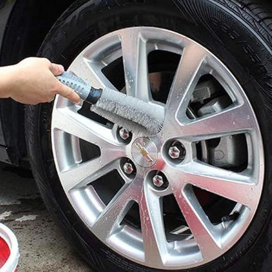 Car Tire Cleaning Brush – Heavy-Duty Wheel & Rim Scrubber
