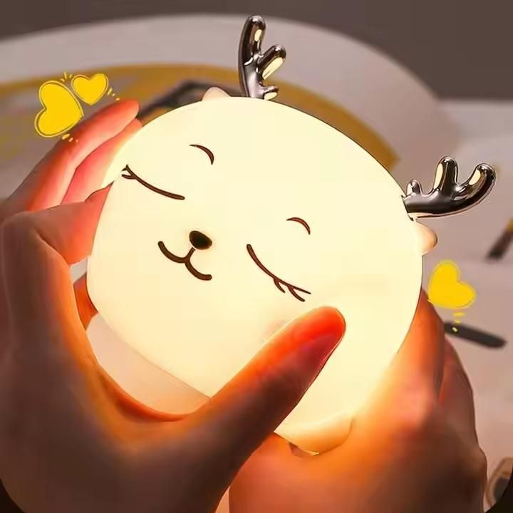 Nursery Night Lights with Battery - Touch Control Baby Room Lamp