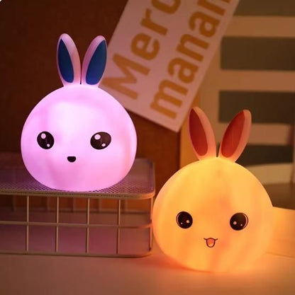 USB Rechargeable LED Night Light - 7 Color Touch Control