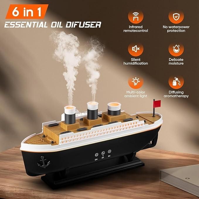 Boat Aroma Diffuser – Sail into Serenity 🚤🌸