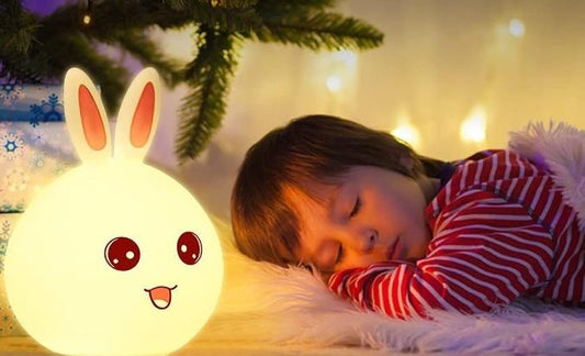 USB Rechargeable LED Night Light - 7 Color Touch Control