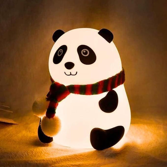 Cute Panda Light Lamp For Kids - 7 Color Touch Control Night Light
