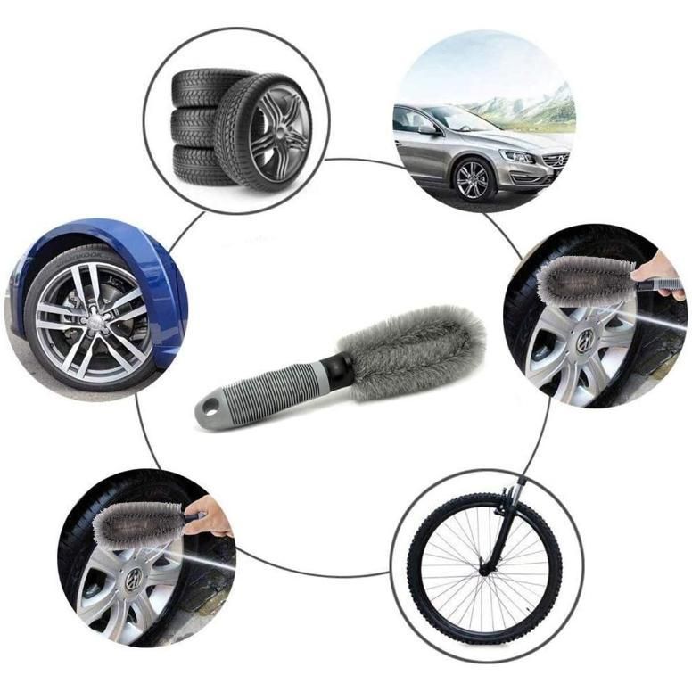 Car Tire Cleaning Brush – Heavy-Duty Wheel & Rim Scrubber