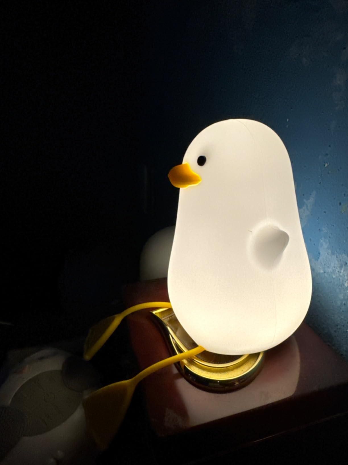 Duck Night Light Lamp - Touch Activated Bedside Light