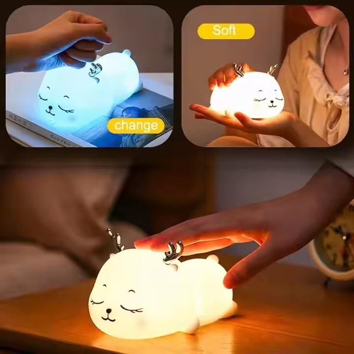 Nursery Night Lights with Battery - Touch Control Baby Room Lamp