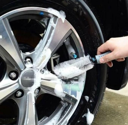 Car Tire Cleaning Brush – Heavy-Duty Wheel & Rim Scrubber