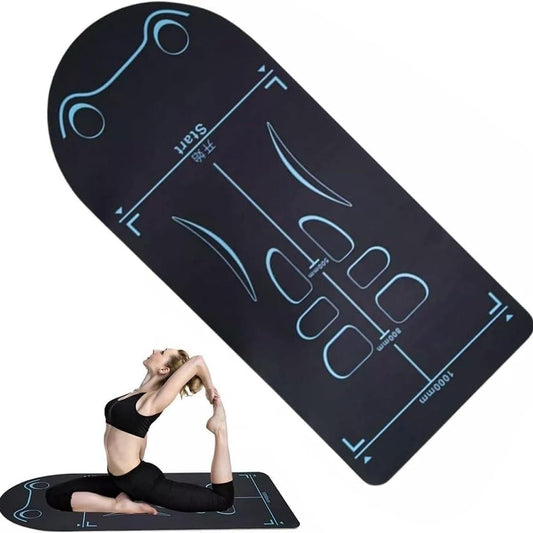 Non-Slip Yoga Mat with Asana Guide Lines – Pack of 1