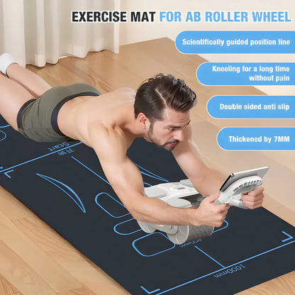 Non-Slip Yoga Mat with Asana Guide Lines – Pack of 1